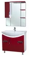 Мебель для ванной «Bellezza» Лагуна 85 красная/белая, фото №1