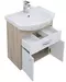 Мебель для ванной подвесная «Aquanet» Грейс 60 1 ящик белая/дуб сонома, картинка №6