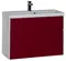 Мебель для ванной подвесная «Aquanet» Латина 90 бордо/белая, изображение №4