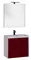 Мебель для ванной подвесная «Aquanet» Латина 70 с 1 ящиком бордо/белая, фото №1