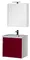 Мебель для ванной подвесная «Aquanet» Латина 70 с 1 ящиком бордо/белая, изображение №4