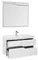 Мебель для ванной подвесная «Aquanet» Модена 100 белая , картинка №2