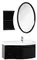 Мебель для ванной подвесная «Aquanet» Опера 115 с 3 ящиками чёрная левая/правая, изображение №4