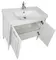 Мебель для ванной «Aquanet» Паола 90 белая с патиной серебро, фото №5