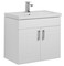 Мебель для ванной подвесная «Aquanet» Рондо 70 белая, изображение №4