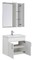 Мебель для ванной подвесная «Aquanet» Рондо 70 белая, изображение №12