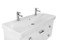 Мебель для ванной подвесная «Vod-ok» Астрид 120 с 5 ящиками белая, фото №5