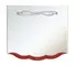 Мебель для ванной подвесная «Bellezza» Версаль 90 красная, фотография №3