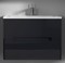 Мебель для ванной подвесная «Vod-ok» Флорена 80 чёрная, картинка №2
