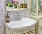 Мебель для ванной «Sanflor» Адель 65 белая с патиной золото, фотография №7