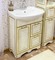 Мебель для ванной «Sanflor» Адель 65 белая с патиной золото, картинка №6