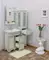 Мебель для ванной «Sanflor» Адель 65 белая с патиной серебро, фотография №3