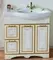 Мебель для ванной «Sanflor» Адель 82 белая с патиной золото левая/правая, картинка №2