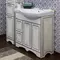 Мебель для ванной «Sanflor» Адель 82 белая с патиной серебро левая/правая, изображение №4