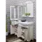 Мебель для ванной «Sanflor» Адель 82 белая с патиной серебро левая/правая, фотография №3