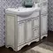 Мебель для ванной «Sanflor» Адель 82 белая с патиной серебро левая/правая, фото №5