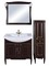 Мебель для ванной «ASB-Woodline» Модена 85 тёмный орех с патиной золото, картинка №2