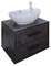Мебель для ванной подвесная «Sanflor» Румба 60/2 венге с патиной серебро, фото №5