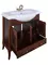 Мебель для ванной «ASB-Woodline» Салерно 80 антикварный орех, фотография №7