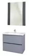 Мебель для ванной подвесная «Bellezza» Лоренцо 60 серебро, фото №1