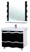 Мебель для ванной «Bellezza» Мари Волна 80 чёрная/белая, фото №1