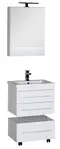 Мебель для ванной подвесная «Aquanet» Нота 58 белая, фото №1
