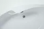 Ванна акриловая «Aquanet» Capri 160/100 с каркасом без сифона с ручками белая левая, изображение №4