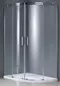 Душевой угол-ограждение «Grossman» GR-4120 120/80 прозрачный/серебристый без поддона левый, фото №1