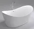 Ванна акриловая «Black & White» SB104 180/80 с сифоном белая, фотография №3