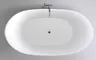 Ванна акриловая «Black & White» SB104 180/80 с сифоном белая, изображение №4