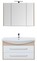 Мебель для ванной подвесная «Aquanet» Остин 105 белый глянец/дуб сонома, фотография №3
