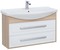 Мебель для ванной подвесная «Aquanet» Остин 105 белый глянец/дуб сонома, изображение №4