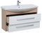 Мебель для ванной подвесная «Aquanet» Остин 105 белый глянец/дуб сонома, фото №5