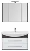 Мебель для ванной подвесная «Aquanet» Остин 105 белый глянец/дуб кантербери, фотография №3