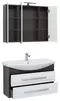 Мебель для ванной подвесная «Aquanet» Остин 105 белый глянец/дуб кантербери, картинка №2