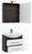 Мебель для ванной подвесная «Aquanet» Остин 75 белый глянец/дуб кантербери, картинка №2