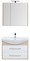 Мебель для ванной подвесная «Aquanet» Остин 85 белый глянец/дуб сонома, фотография №3