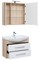 Мебель для ванной подвесная «Aquanet» Остин 85 белый глянец/дуб сонома, картинка №2