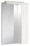 Зеркальный шкаф «Aquaton» Панда 50 с подсветкой белый правый, фото №1