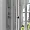Душевая кабина «Radomir» Диана 1 118/108 средний поддон прозрачная/белая с баней с гидромассажем и электрикой, изображение №4