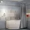 Карниз для ванной «Radomir» Орсини на стену хром, картинка №2