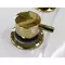 Смеситель на борт ванны без излива «Radomir» Бриз золото, изображение №4