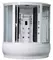 Душевой бокс «Orans» SR-9907 150/150 высокий поддон прозрачный/белый с баней с гидромассажем с электрикой, фото №1