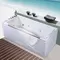 Гидромассажная ванна акриловая «Orans» OLS-BT65108 170/75 с каркасом с сифоном белая левая, картинка №2