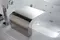 Гидромассажная ванна акриловая «Orans» OLS-BT65105 180/120 с каркасом с сифоном с ручками белая левая, фотография №7