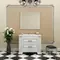 Мебель для ванной «Opadiris» Оникс 100 белая с патиной серебро, картинка №6