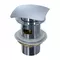 Донный клапан для раковины «Terma» 10116 с механизмом Клик-Клак хром, фото №1