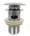Донный клапан для раковины «Terma» 10108 с механизмом Клик-Клак хром, фото №1