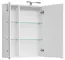 Зеркальный шкаф «Aquanet» Августа 100 без света белый, картинка №2