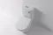 Унитаз компакт безободковый «Esbano» Alagon белый с сиденьем дюропласт с микролифтом белый, изображение №4